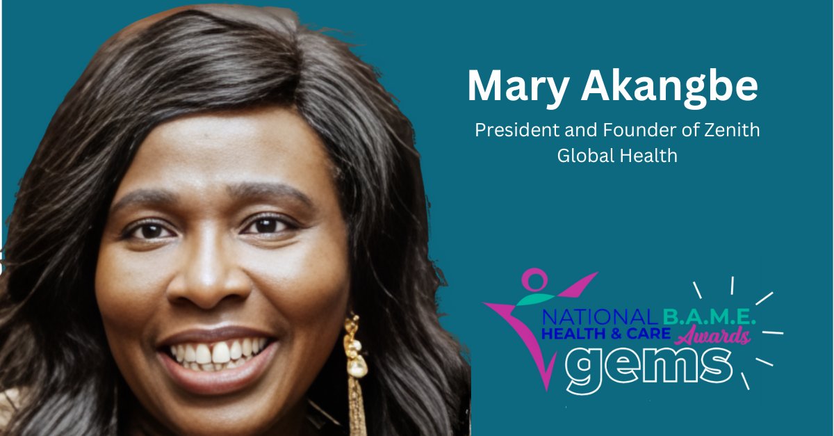 ✨Spotlight on GEMS 🎇Mary Akangbe @healthiconaward 🏆The National B.A.M.E Health and Care Awards celebrates the incredible work to improve healthcare. Nominate here for 2024 👉bit.ly/3T3xVIE #SpotlightOnGems #BAMEHCA #HealthcareHeroes