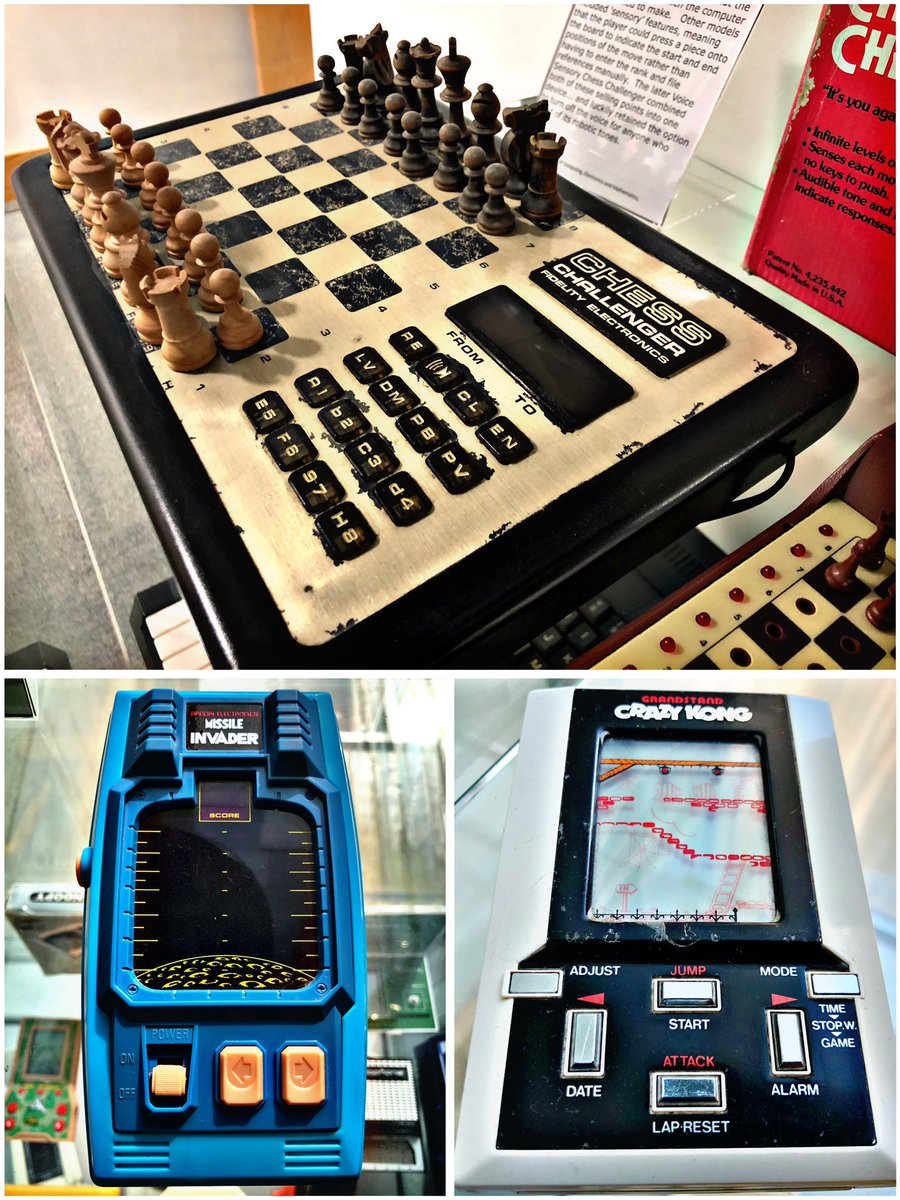 Today’s #RetroTrio offers you Voice #ChessChallenger, #MissileInvader and #CrazyKong.  Which will you keep, gift to a friend and delete forever? #RetroComputing #ComputerHistory #RetroGaming #VideoGames