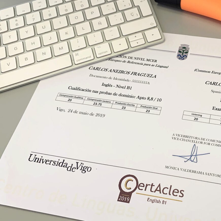 ‼️ Aínda non acreditaches o teu nivel de #inglés?! 😯 🔓 O prazo de matrícula dos exames #CertAcles inglés #B1, #B2 e #C1 está aberto ata o vindeiro 6️⃣ de maio! 😃 ✅ Podes acreditarte na @uvigo! 👍🏻 ➕ℹ️👉🏻cdl.uvigo.es/certificacions… #centrodelinguasUVIGO @ACLES_Spain #SomosUVigo
