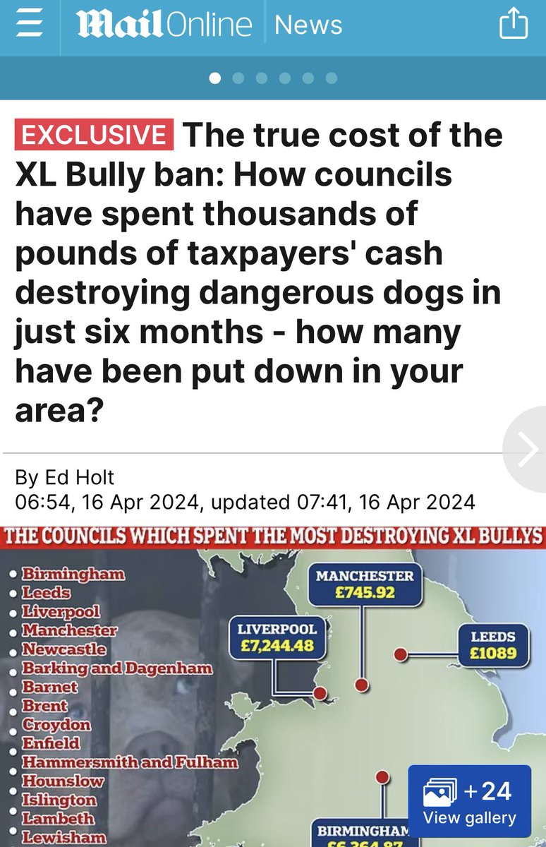 The XL Bully Ban has becoming a dog killing charter for local authorities using tax payers money, as growing public anger leads to Judicial Review of cruel costly ineffective policy