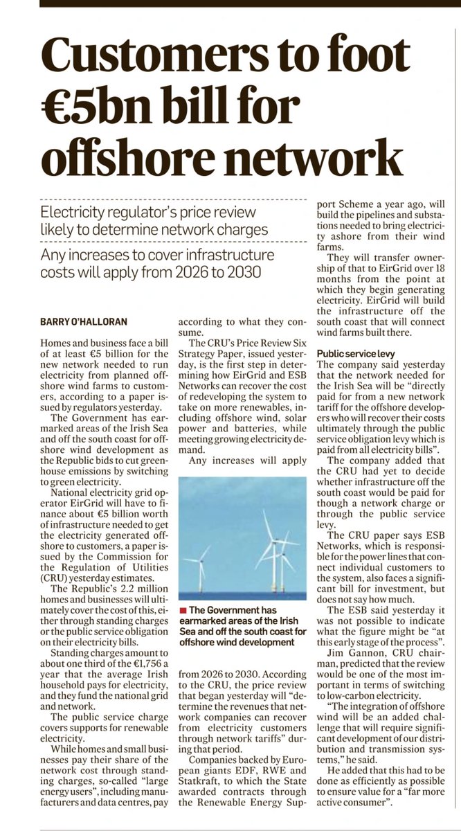 Argument that cheap electricity will result from increased offshore wind can’t be considered valid. Cost is not the driver. Environmental destruction must not be the price. It will cost dearly, so let’s do it right. @BlueHorizonHQ @greenparty_ie @RenewablesGrid @foeireland