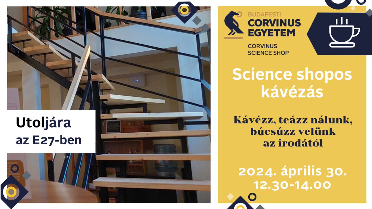 Corvinus Science Shop tweet media