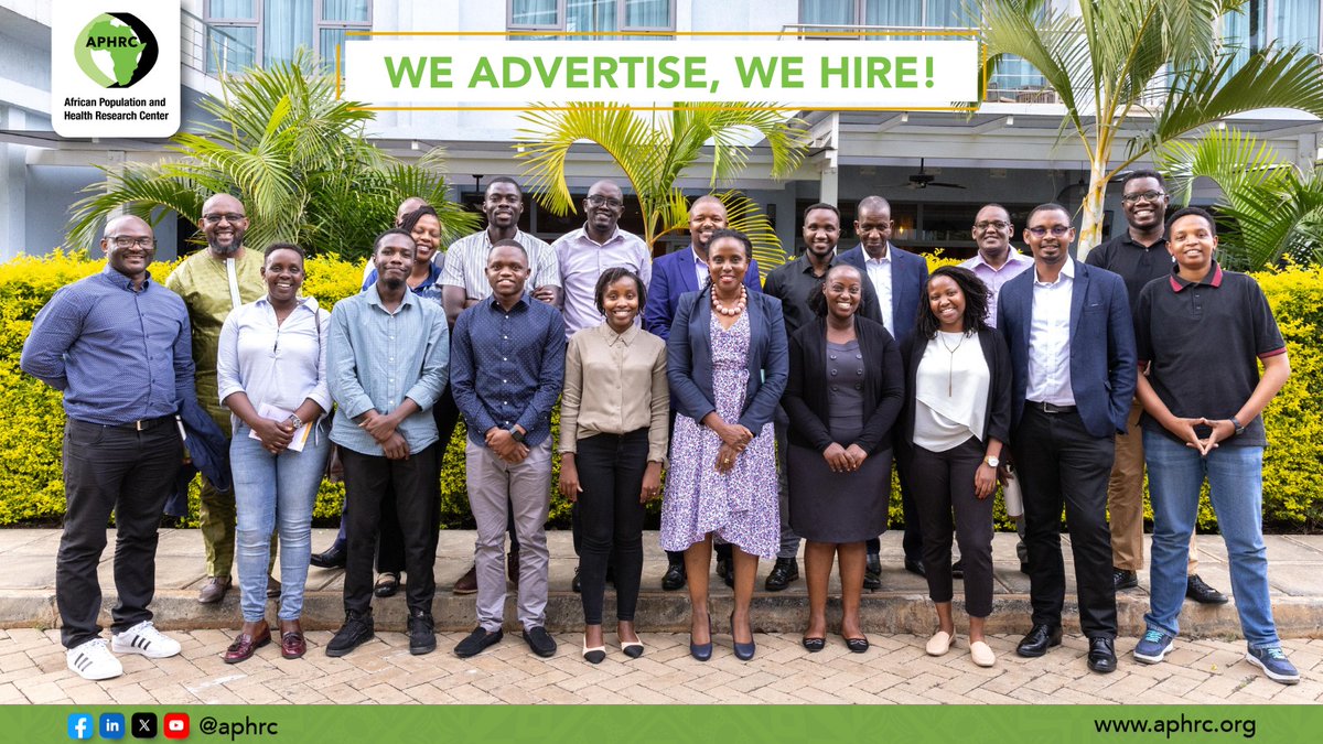Why are we always hiring? Because we keep growing. Meet the newest members of team #IamAPHRC, who joined us in Q1 this year.

#WeAreAfrica