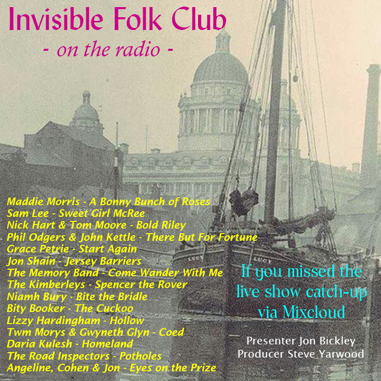 It's catch-up time if you missed last week’s Invisible Folk Club radio show. Nothing in the broad church of trad folk, roots or Americana is off limits, there are so many shades. mixcloud.com/steve4545catfi…