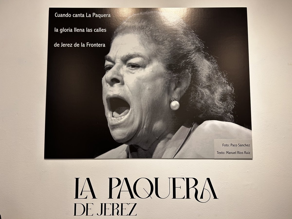 José Antonio Vázquez (@joseavazquez_) on Twitter photo 20 años sin La Paquera de Jerez.
El 26 de abril de 2004 moría Francisca Méndez Garrido.
Brillante exposición de la <a href="/CatedraJerez/">Cátedra de Flamencología de Jerez</a> sobre su vida y su arte.
Única. Inigualable. Genio 20 años sin La Paquera de Jerez.
El 26 de abril de 2004 moría Francisca Méndez Garrido.
Brillante exposición de la <a href="/CatedraJerez/">Cátedra de Flamencología de Jerez</a> sobre su vida y su arte.
Única. Inigualable. Genio