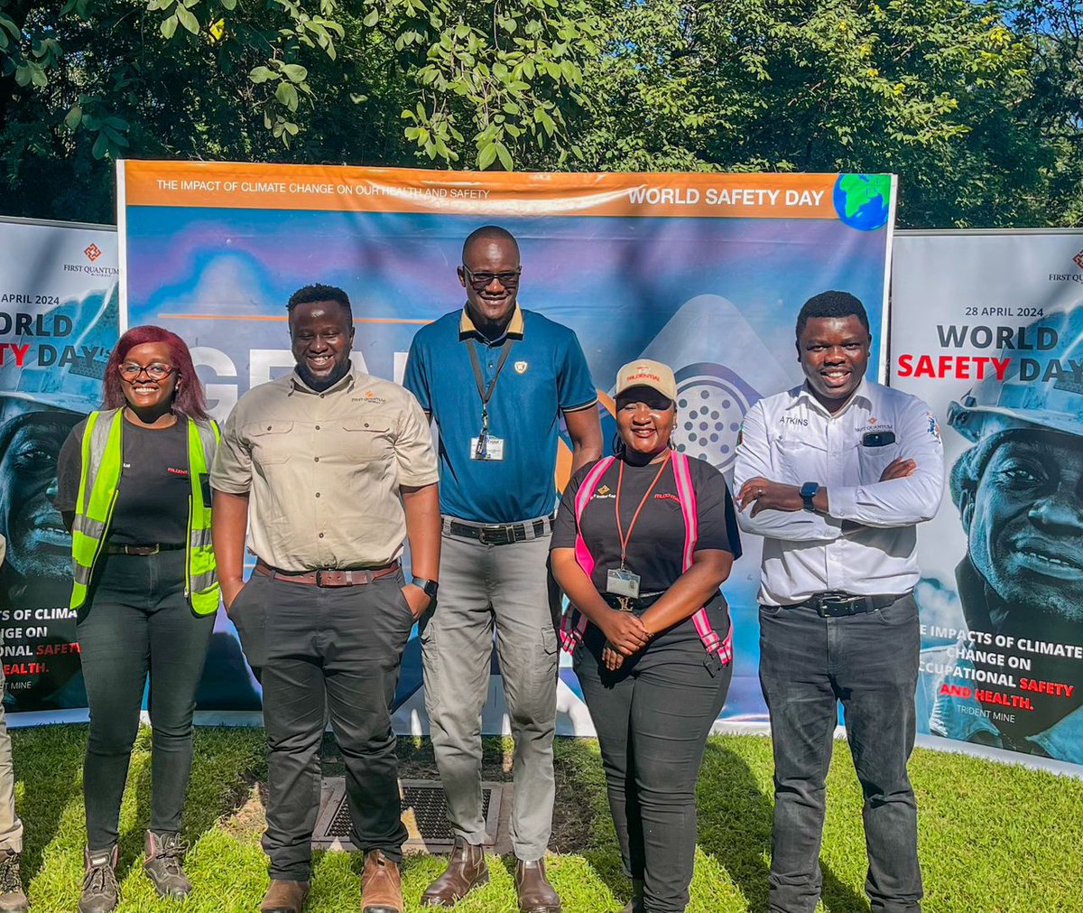 SolweziToday's tweet image. FQM Trident commences it’s world safety day commemorations with the theme the impact of climate change in our health and safety.  

With a steadfast dedication to prioritizing employee well-being, FQM Trident's safety initiatives have not only set industry benchmarks but also ..