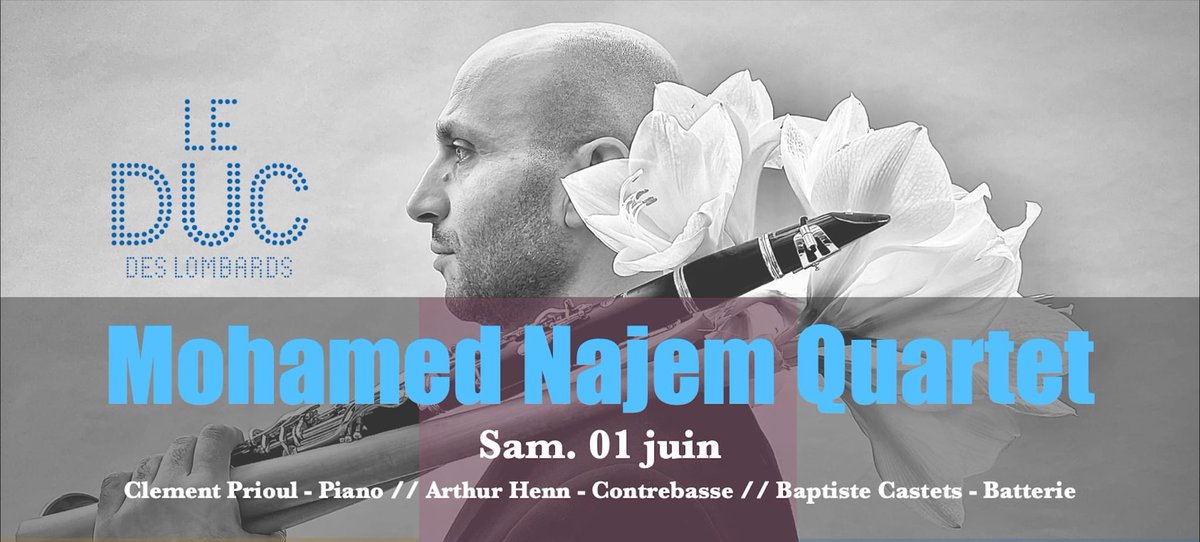 🎺🔥 J'ai le plaisir de vous annoncer notre prochain concert au Duc des Lombards le 1er juin 📅. 
🎹  Nous allons faire deux concerts dans la même soirée. 
⏱ 19H30 et 22H00
Nous avons hâte de vous voir tous !
🥰🙏🥰🙏🥰🙏🥰
ducdeslombards.com/fr/l-agenda/mo…