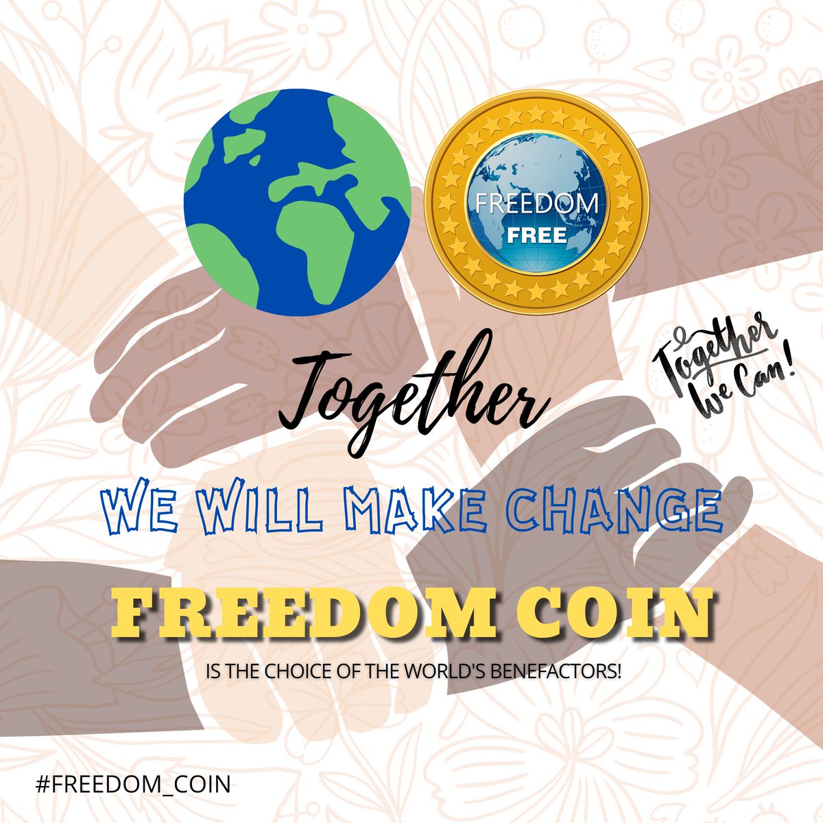 We have been working on our freedom project for 6 years! We reject government control and colonialism! We will succeed on our own terms! #FREEdom_coin