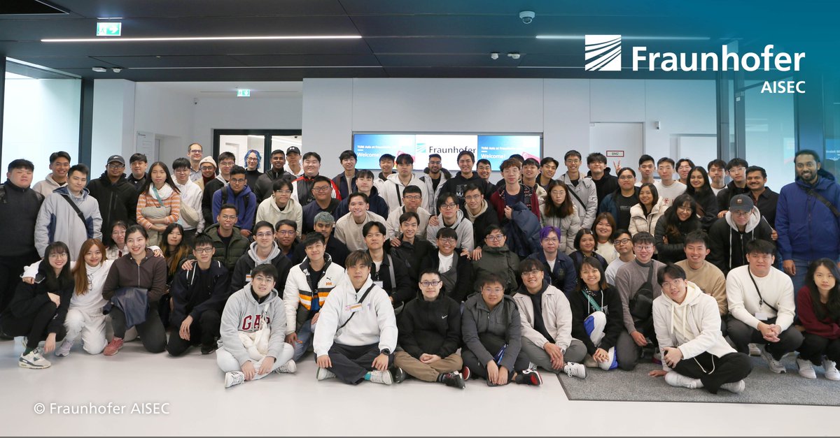 FraunhoferAISEC's tweet image. Students from @TUM_Asia joined us for an exciting journey into #cybersecurity. Our researchers presented cutting-edge research on IoT, #TrustedElectonics &amp;amp; Security #CodeAnalysis. Thank you for visiting!
