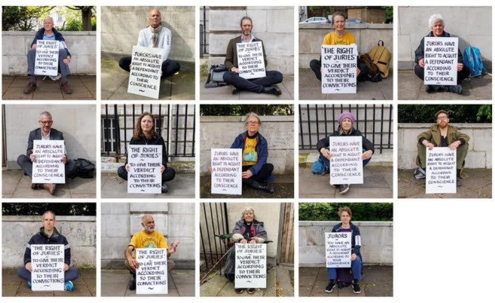 The High Court has dismissed a case bought by government lawyers against a retired social worker holding a sign displaying the principle of jury equity, @Cat_Early76 reports. Read more: theecologist.org/2024/apr/26/cl…