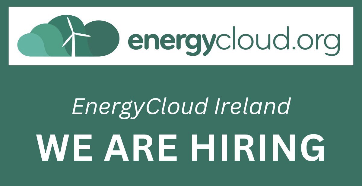 🌟EnergyCloud Ireland - WE ARE HIRING🌟

We are thrilled to announce the commencement of recruitment to build an executive team for EnergyCloud Ireland! 

#EnergyCloud #RenewableEnergy #FuelPoverty #SocialEnterprise #Recruitment 

To view the roles visit energycloud.org/careers/
