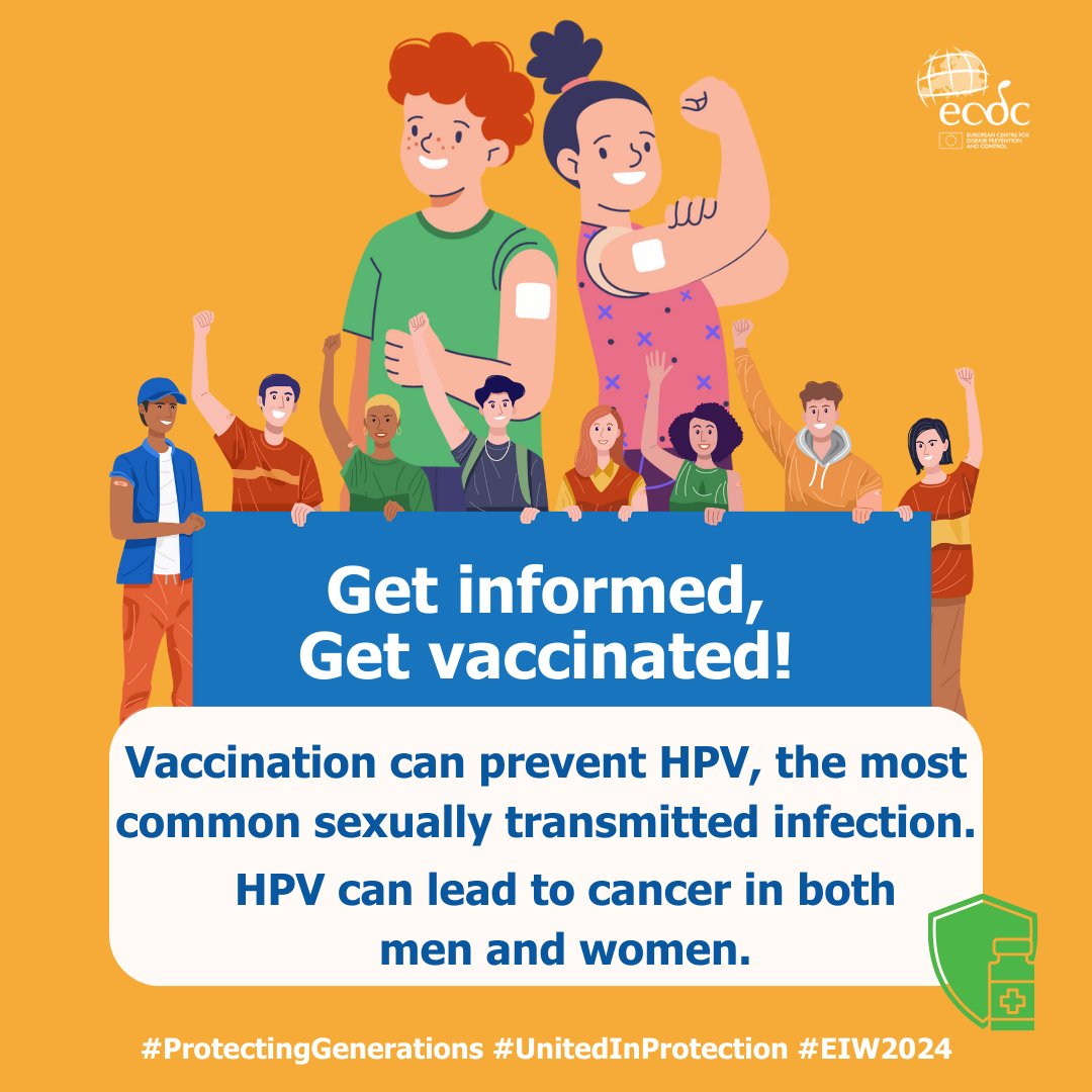 rivereuproject's tweet photo. Cervical cancer isn't just treatable but preventable: HPV vaccination is over 90% effective in saving lives. 

At RIVER-EU, we're removing health system barriers to HPV vaccination for a healthier future for all. 

#EIW2024 #UnitedInProtection #ProtectingGenerations #VaccinEquity https://t.co/IvIXb4U8Vp