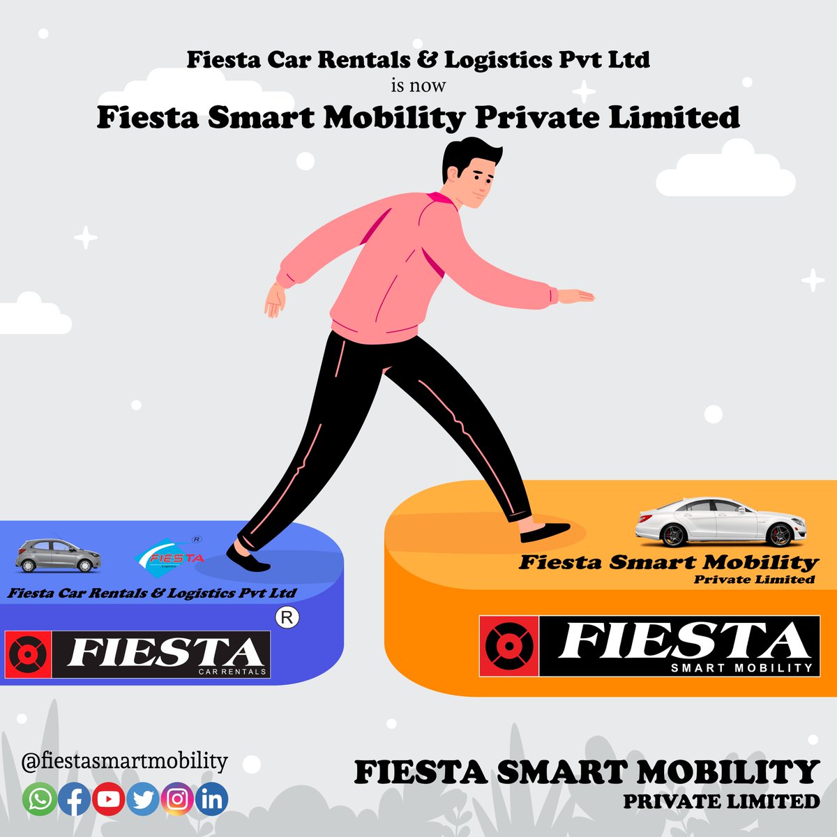 Introducing Fiesta Smart Mobility Private Limited - Your Partner in Next-Gen Transportation Solutions! 🚗💨 Let's drive towards a smarter, greener tomorrow together! #FiestaSmartMobility #NextGenTransportation #SustainableMobility #Innovations #futureoftransport♻️