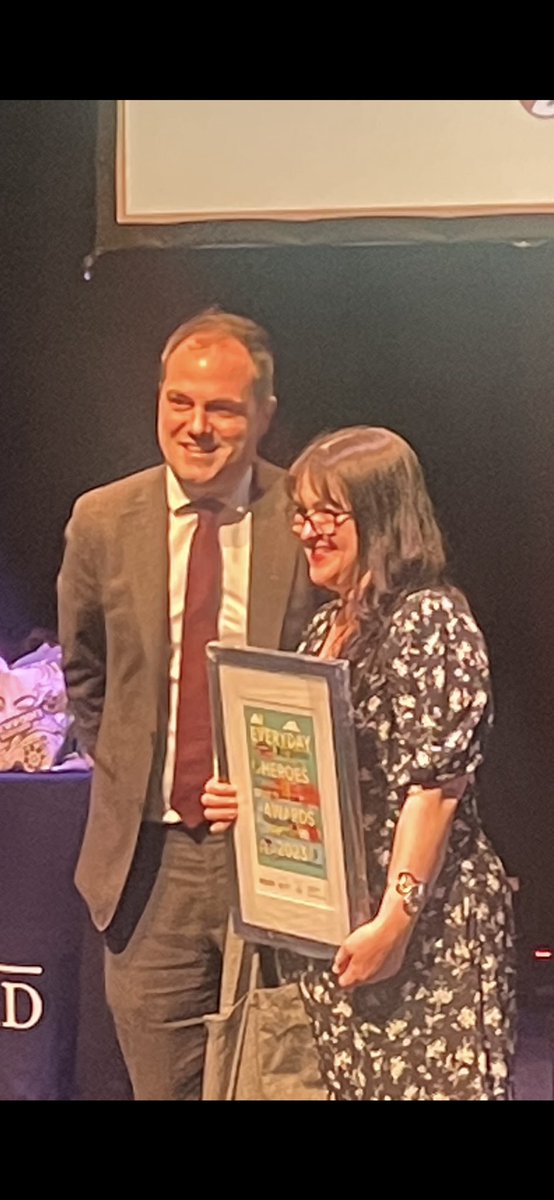 One of my favourite evenings of the year last night at the Bedford Independent everyday heroes awards . @heartacadtrust have sponsored the young carer award again and I had the privilege to award the prizes. It was also amazing to see Faye McKinney winning an award.