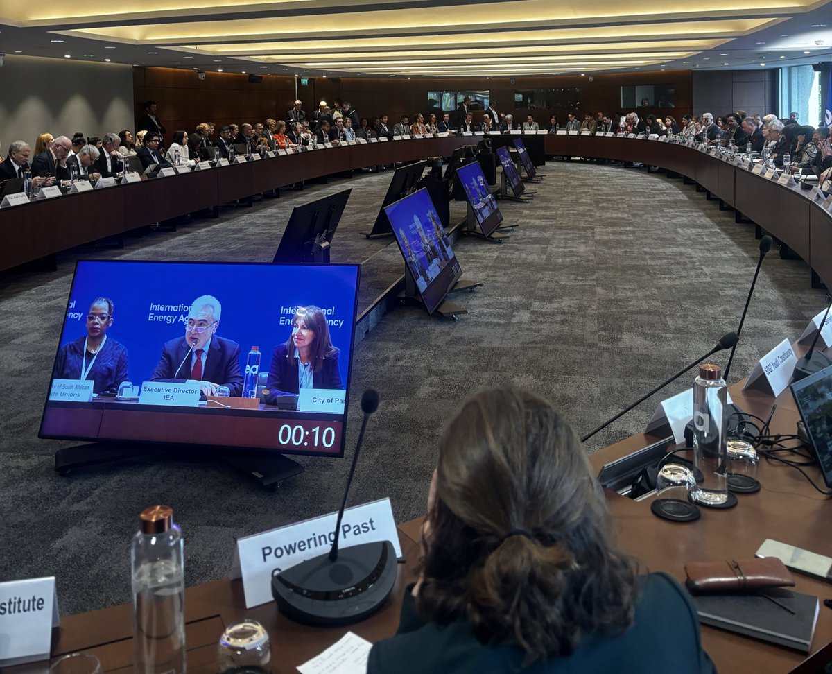 Thrilled to be at <a href="/IEA/">International Energy Agency</a> today for the first summit on people centred clean energy transitions⚡️

Equity, fairness &amp; inclusion are critical for us to achieve the transition that leaves no one behind so I look forward to hearing from everyone in the room on how they are doing this🤝