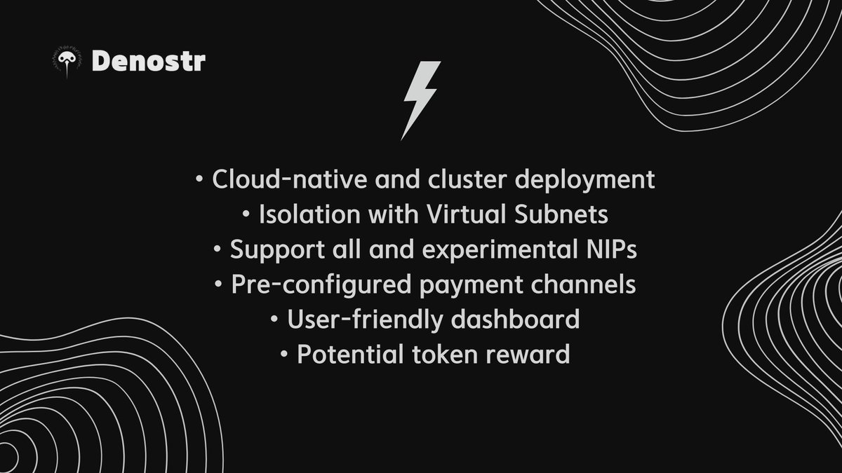 Denostr offers a comprehensive solution for running a #Nostr relay, empowering you to harness the benefits of decentralization 🪂🤙