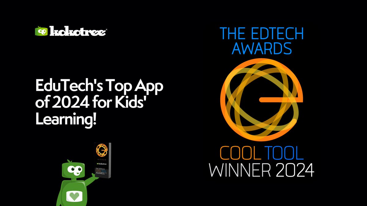 Thrilled to see our dream Kokotree recognized as EduTech 2024's best in Early Childhood Education. Onwards and upwards! @getkokotree