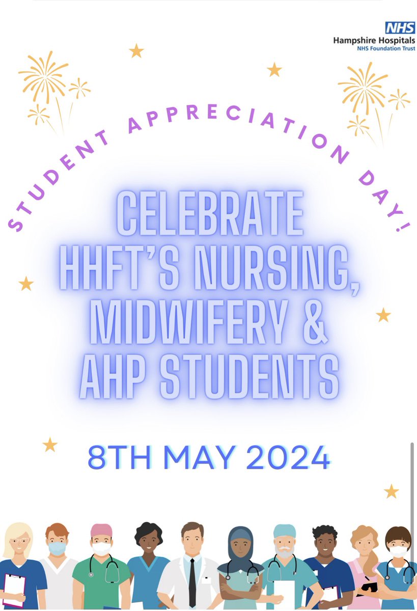 Our planning and preparation is well under way for our Student Appreciation day on the 8th May. Looking forward to hearing what all our wards/departments have planned @HHFTnhs @HHFT_Therapies @HHFT_PPD @FNightingaleF @stelphy1987 @teamCNO_ @tsfbelle @SimoneH2020 @KatieWebb21