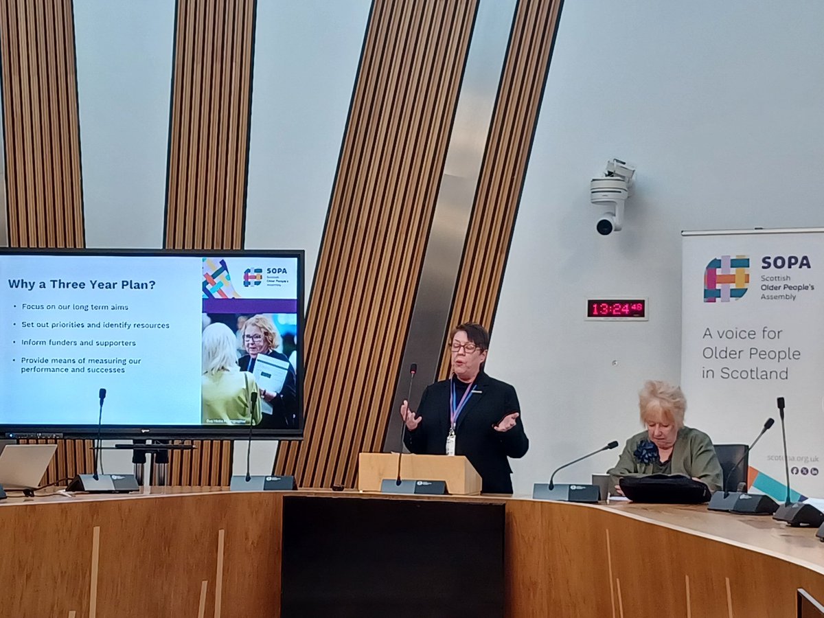 It was good to meet up with a number of folk @Scotopa event, presenting their Three Year Plan @ScottishParliament . 
A voice for #olderpeople in #Scotland @SeniorHighland
Love the new logo. Champion for #olderpeople #scotland #Highlands #Inverness @agescotland