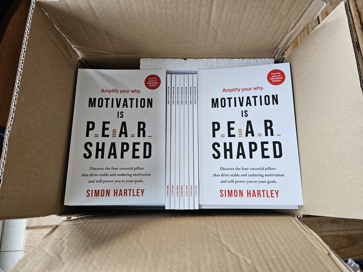 Great to get these out to a client this morning! It means more leaders with the tools to motivate their people... and more motivated people in the world!