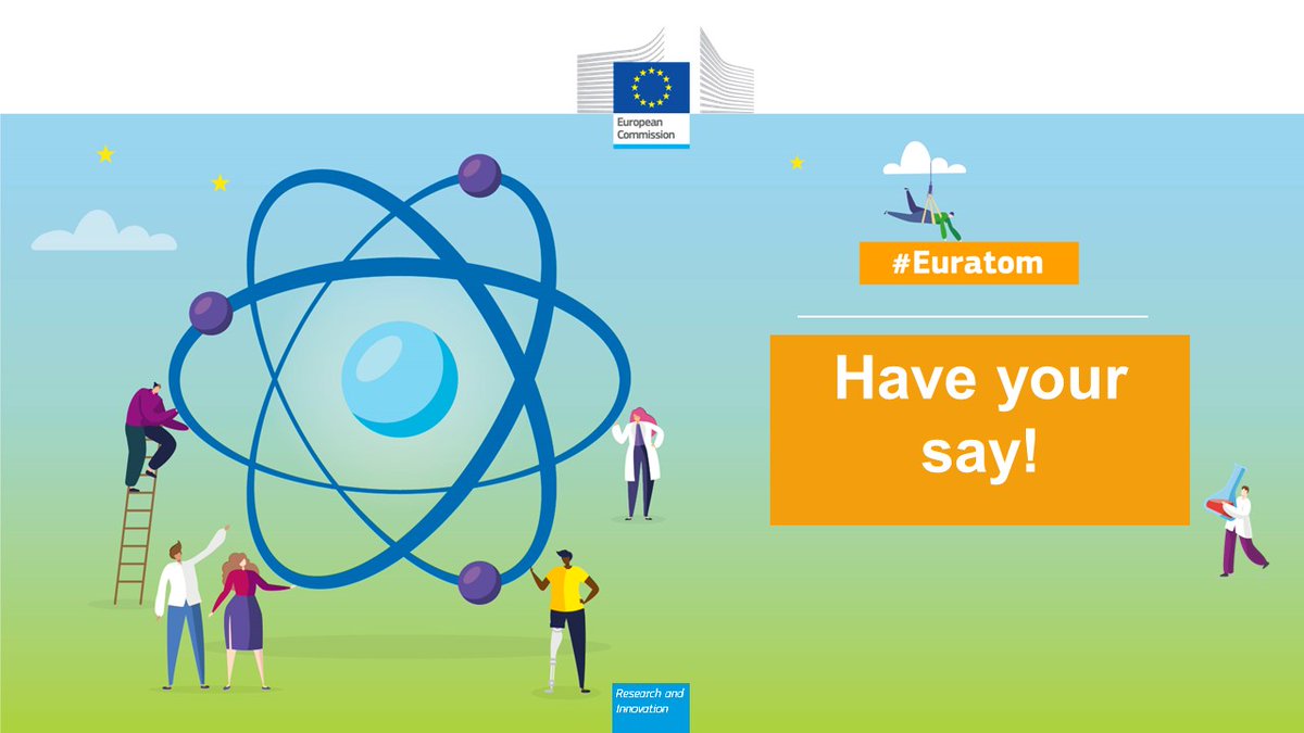 The #Euratom research & training programme proposed for 2026-2027 concerns research & training activities in nuclear fusion & fission. Give us your input as we further develop & fine-tune this initiative! ⤵️ ec.europa.eu/info/law/bette…