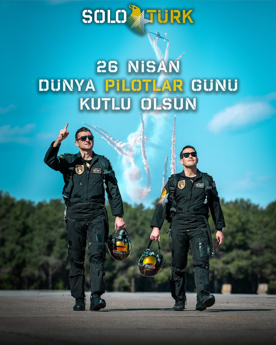 “İstikbal göklerdedir!” Gökleri vatan yapan pilotlarımıza selam olsun, Dünya Pilotlar Günü kutlu olsun. #MSB #solotürk #soloturk #aviation #avgeek #aviationlovers #aviationdaily #aviationgeek #pilotlargünü #worldpilotsday #pilot @tcsavunma @TSKGnkur