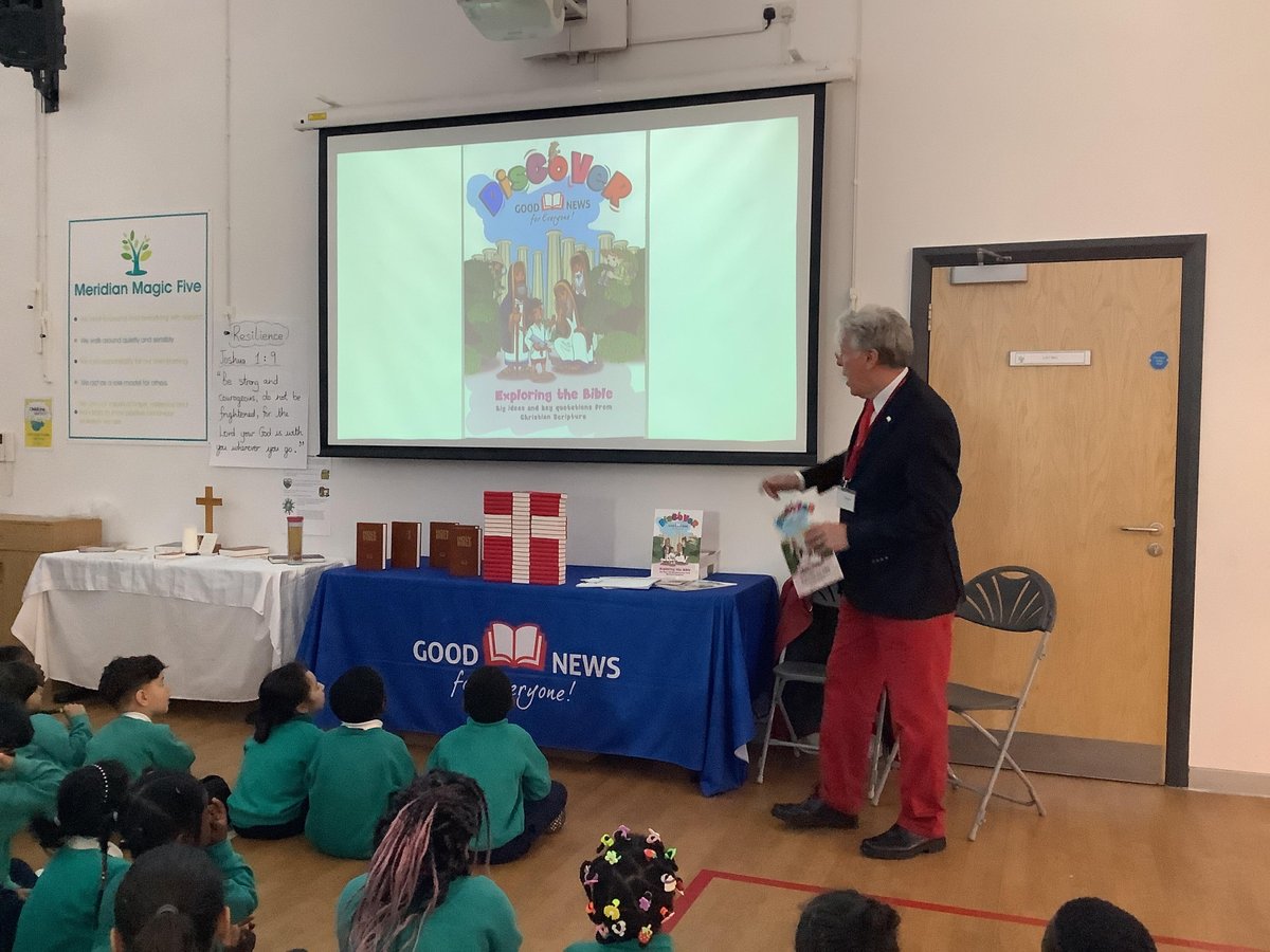 MeridianAngelPS's tweet image. Today Malcom from @_GoodNewsUK visited each class and brought with him some fantastic resources for us to keep!