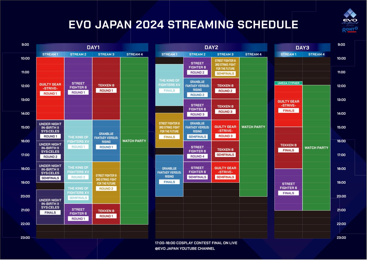 👀昨年話題をさらったあのガヤ企画が帰ってくる！ #EVOJapan2024 presented by ROHTO ウォッチパーティ 🔥今年はやるぞ、３日間！ ⛺ここをピクニック地とする！ #EVOJ24 ほかプロフ欄掲載のEVOJ公式タグで投稿すると採用されるかも！ Day1 4/27 9:45~ twitch.tv/evojapan04