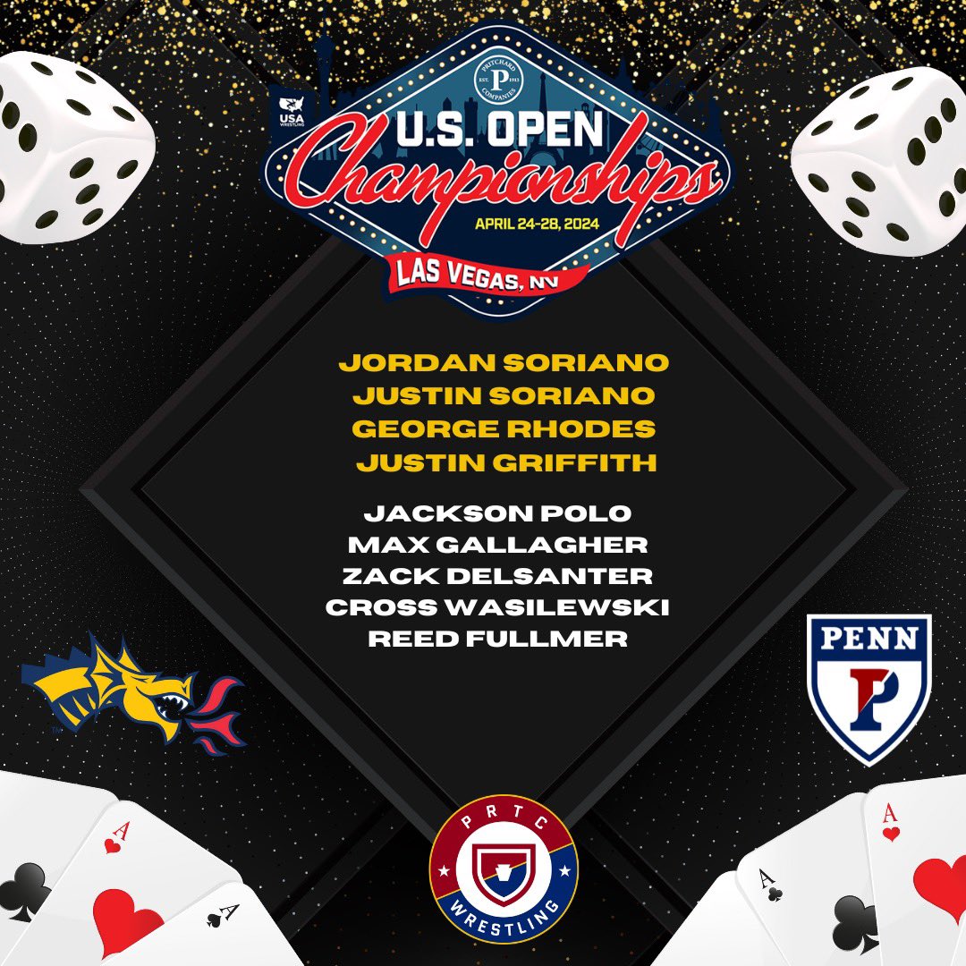 Good Luck to our partners at Drexel and Penn as they compete at the US Open today! @DrexelWrestling @PennWrestling