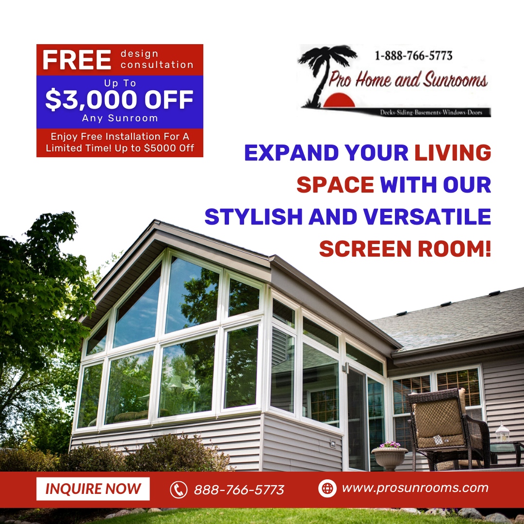 Ready to expand your living space? Contact us today and let's design your perfect indoor-outdoor retreat!

🌐 prosunrooms.com
📞 888-766-5773

#ProHomeAndSunrooms #HomeImprovement #Sunroom #Pergola #OutdoorLiving #DIY #BackyardGoals #HomeRenovation