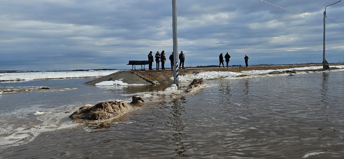 Холмогоры подтопило: вода накрыла кладбище и подошла к домам 
К некоторым зданиям подбираются на лодке#Северодвинск vk.cc/cwqSAM