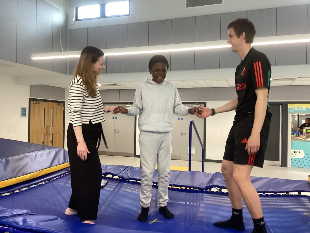 Today has been a day full of courage and determination as our pupils dove into the world of rebound therapy at @Orchards_School. Huge thank you to Ryan for leading the way and showing us all what it means to face fears head on. Keep bouncing, everyone! 🙌🏼💖 #proudmoment