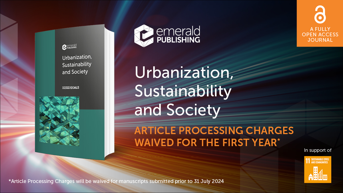 Exciting news! Our first article in #USS journal has now published & explores the #urbanisation & #sustainability challenges in Bangladesh city corporations. Find out more about the authors’ publishing experience with the journal & read the research here bit.ly/3wbijLO.