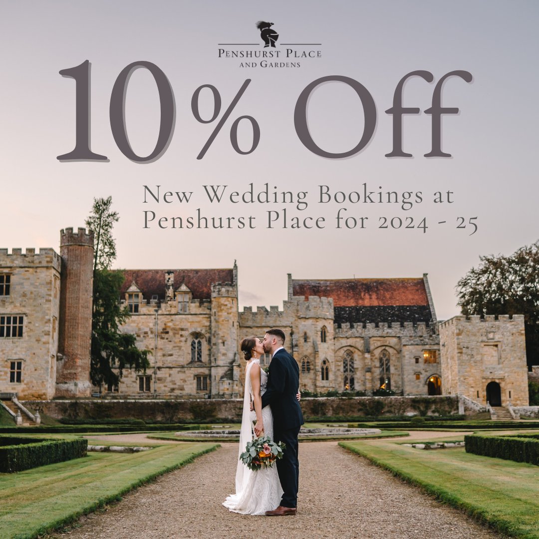 Our historic estate, your unforgettable day 🩷 Book your private viewing at weddings.penshurstplace.com