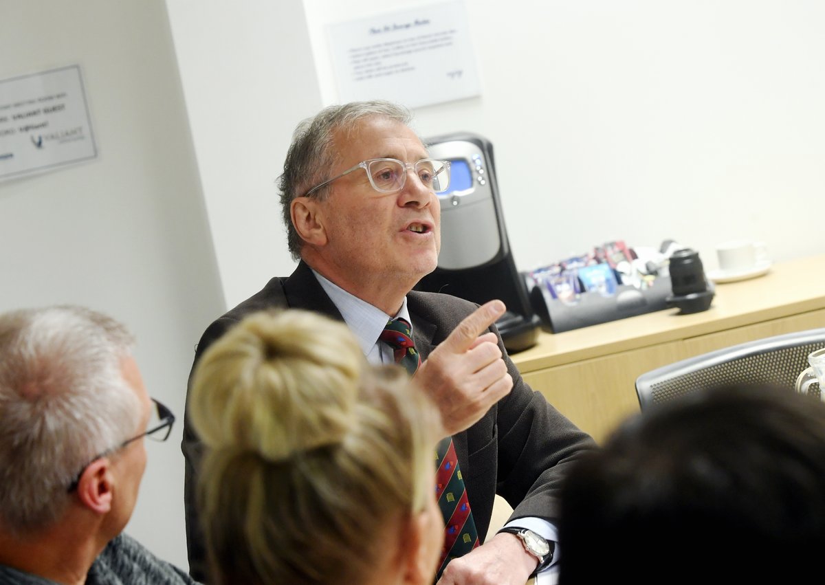 Great this morning to join <a href="/cwchamber/">C&W Chamber of Commerce</a> &amp; local businesses here in Rugby to discuss the importance of skills for our local economy and the work of <a href="/CommonsBTC/">Business and Trade Committee</a>  on supporting SMEs and British exports.