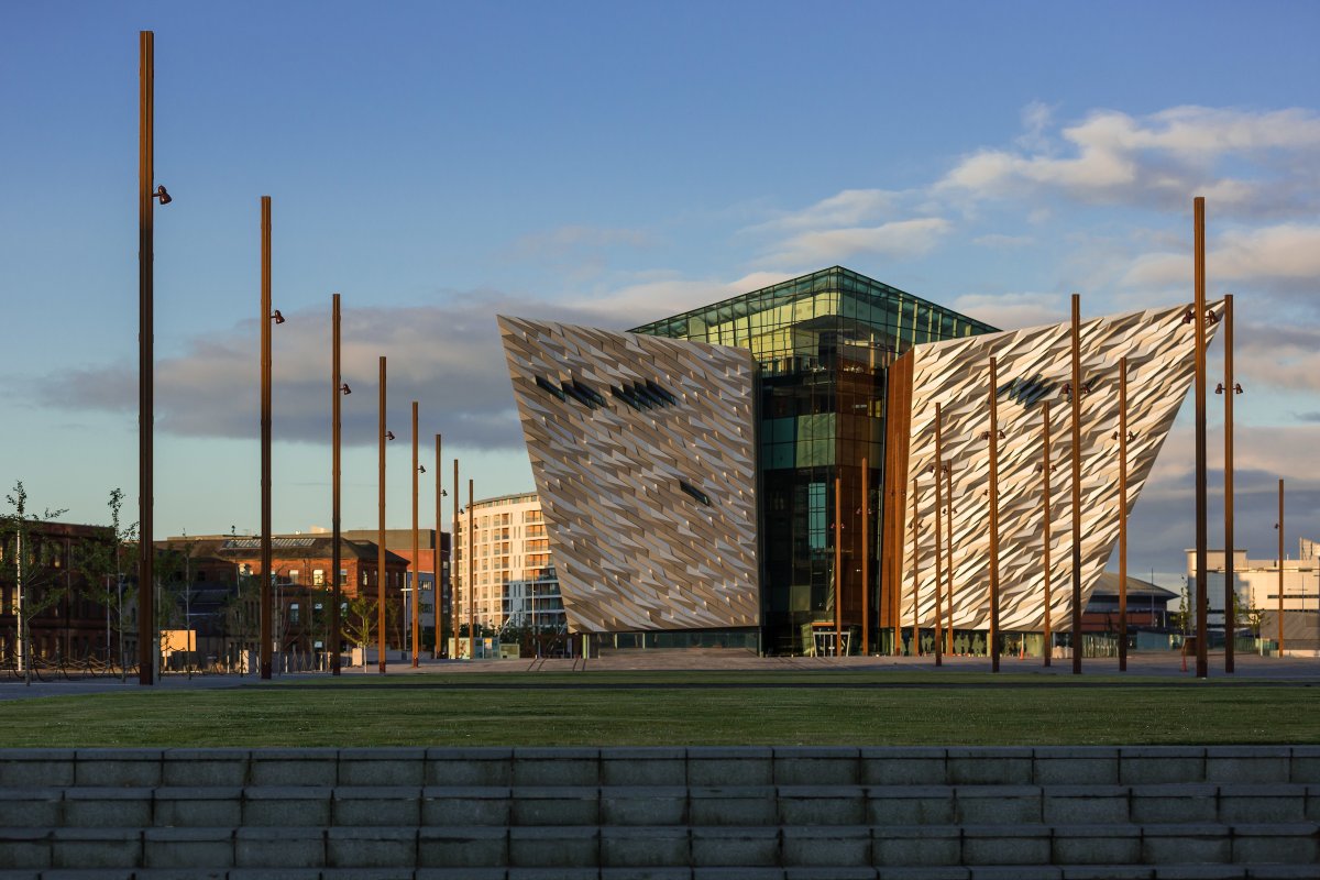 Take a stroll along the historic slipways where Titanic and Olympic first launched into the water! While you're there, why not immerse yourself in the Titanic Experience? Your ticket also grants you entry to @nomadicbelfast. #TitanicBelfast