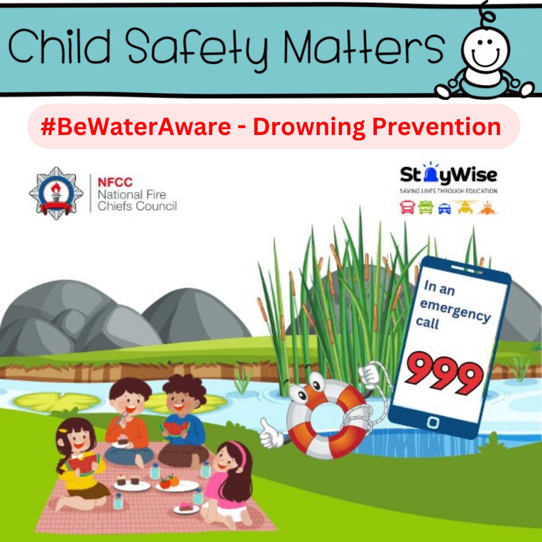 💦 DROWNING PREVENTION ACTIVITIES 💦 Are you sure your child knows how to stay safe in and around water? @StayWiseUK has resources to help children learn about water safety. ⬇️ Activities staywise.co.uk/public ⬇️ More info staywise.co.uk/calendar/campa… #BeWaterAware #ChildSafety
