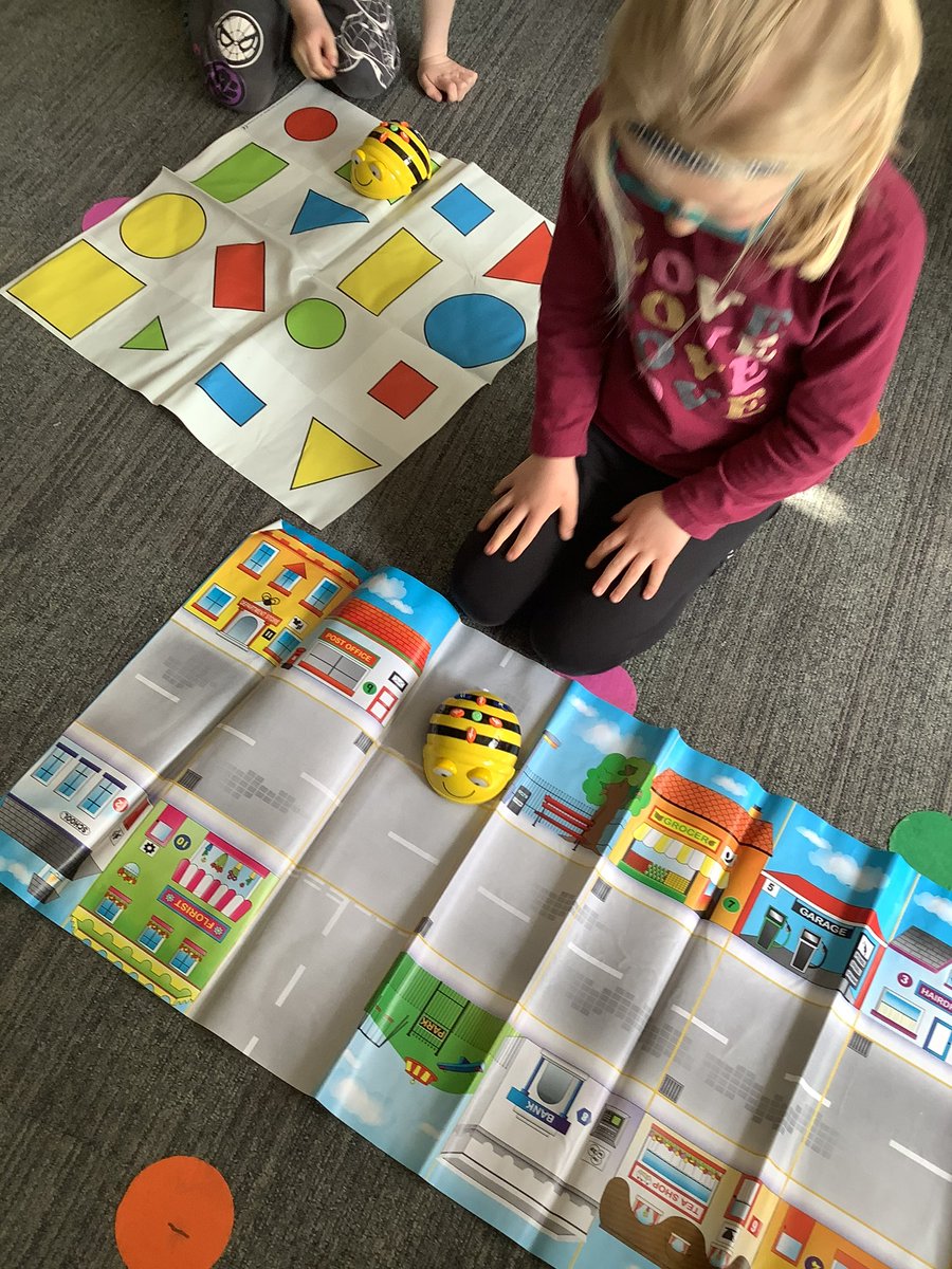 P1 were building their programming skills this week with the help of Beebots! We had to plan our route and give clear concise instructions to get them where we wanted.