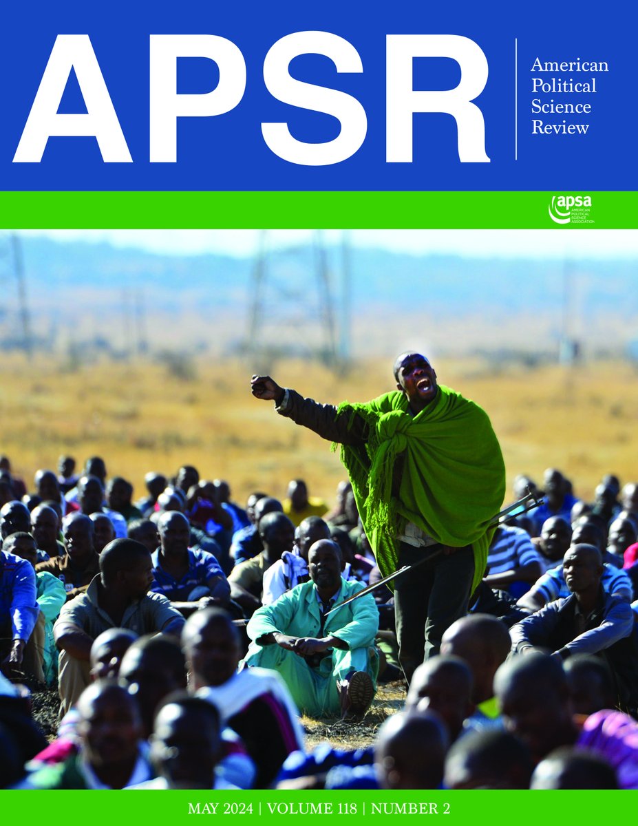 The May issue of the APSR is now available online! cambridge.org/core/journals/…