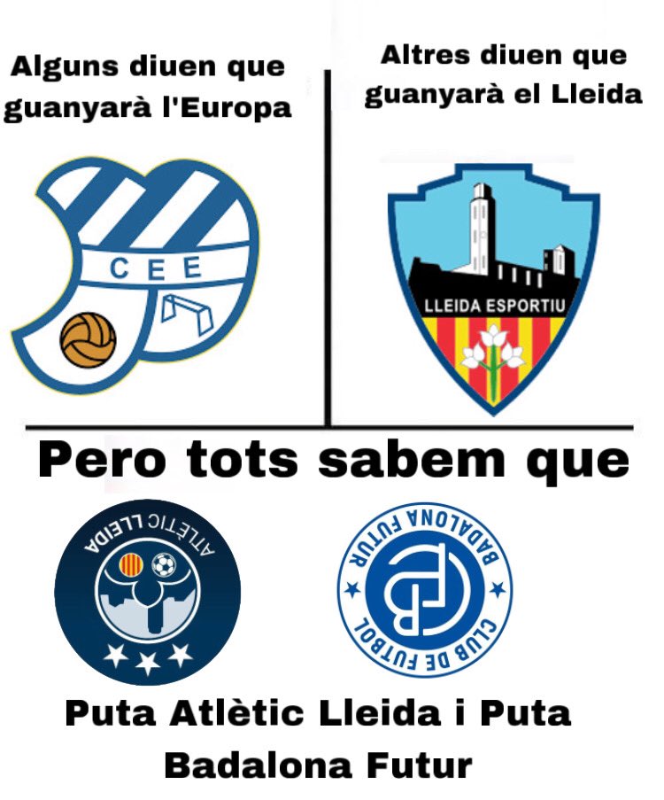 Una mica bastant ve sent això <a href="/CEEuropa/">Club Esportiu Europa</a> @LleidaEsp