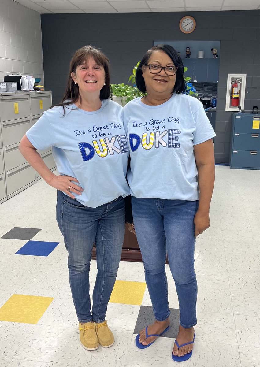 Check out these Rock Stars! I can say our incredible Administrative Assistants liked their gift! It’s a ALWAYS a great day to be a Duke! #ccesdukes #WeAreCUCPS