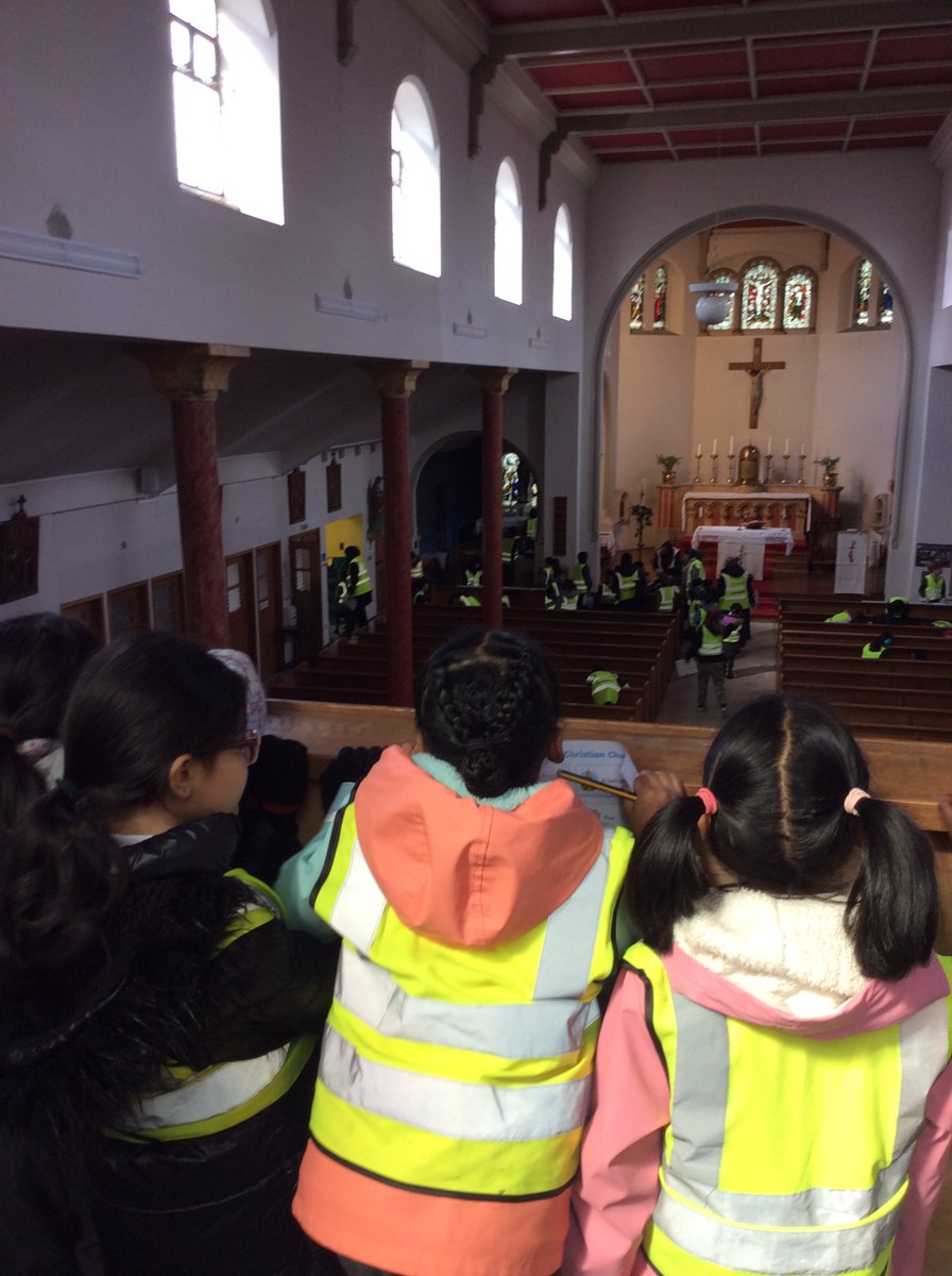 #Y1 had fun this week visiting our local Church and exploring the features. #Catholiclife