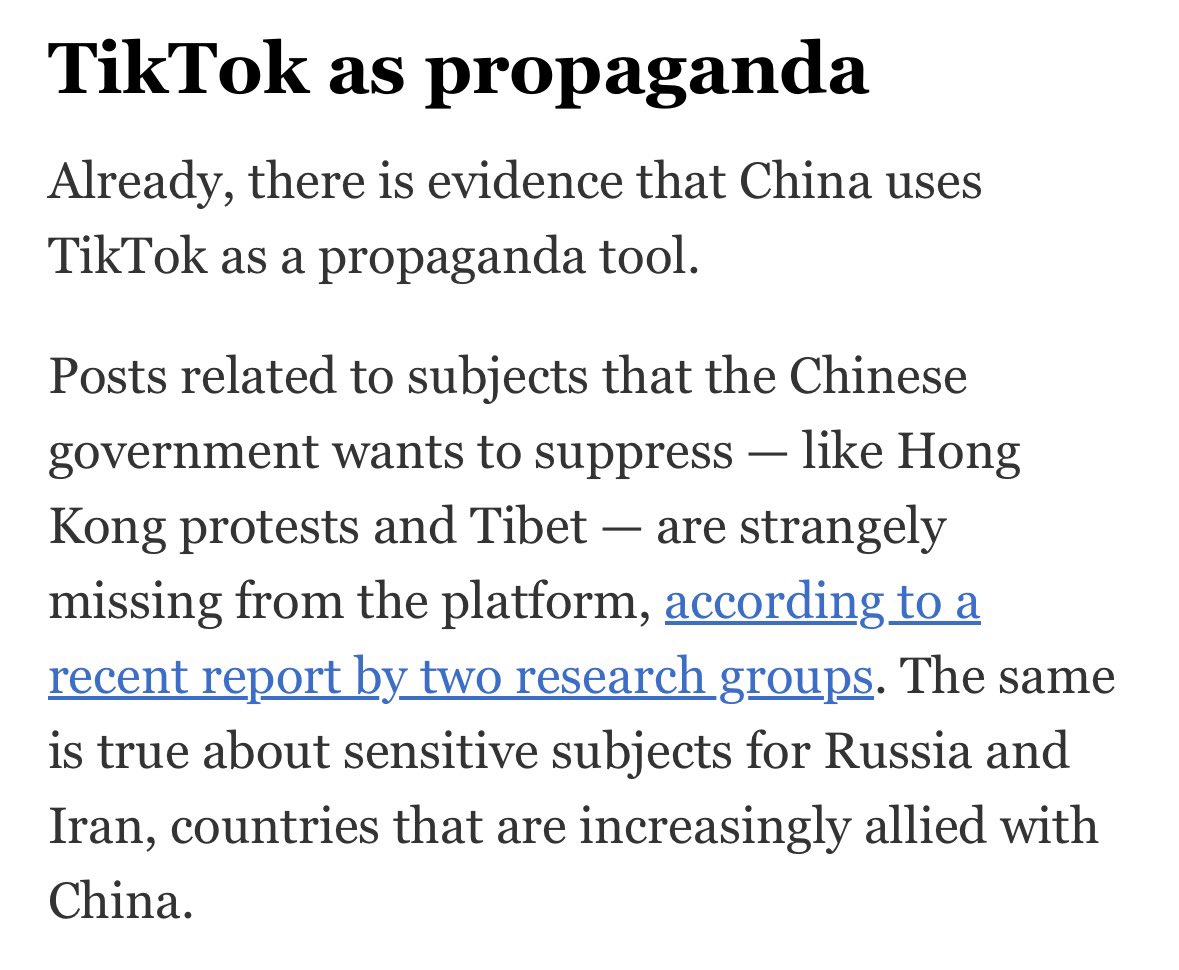 There’s substance to the suggestions TikTok is a de facto Chinese state apparatus, but these claims never seem to come with an honest assessment of its western equivalents. Are these kinds of posts ‘strangely’ prevalent on western networks or there by similar (possible) design?
