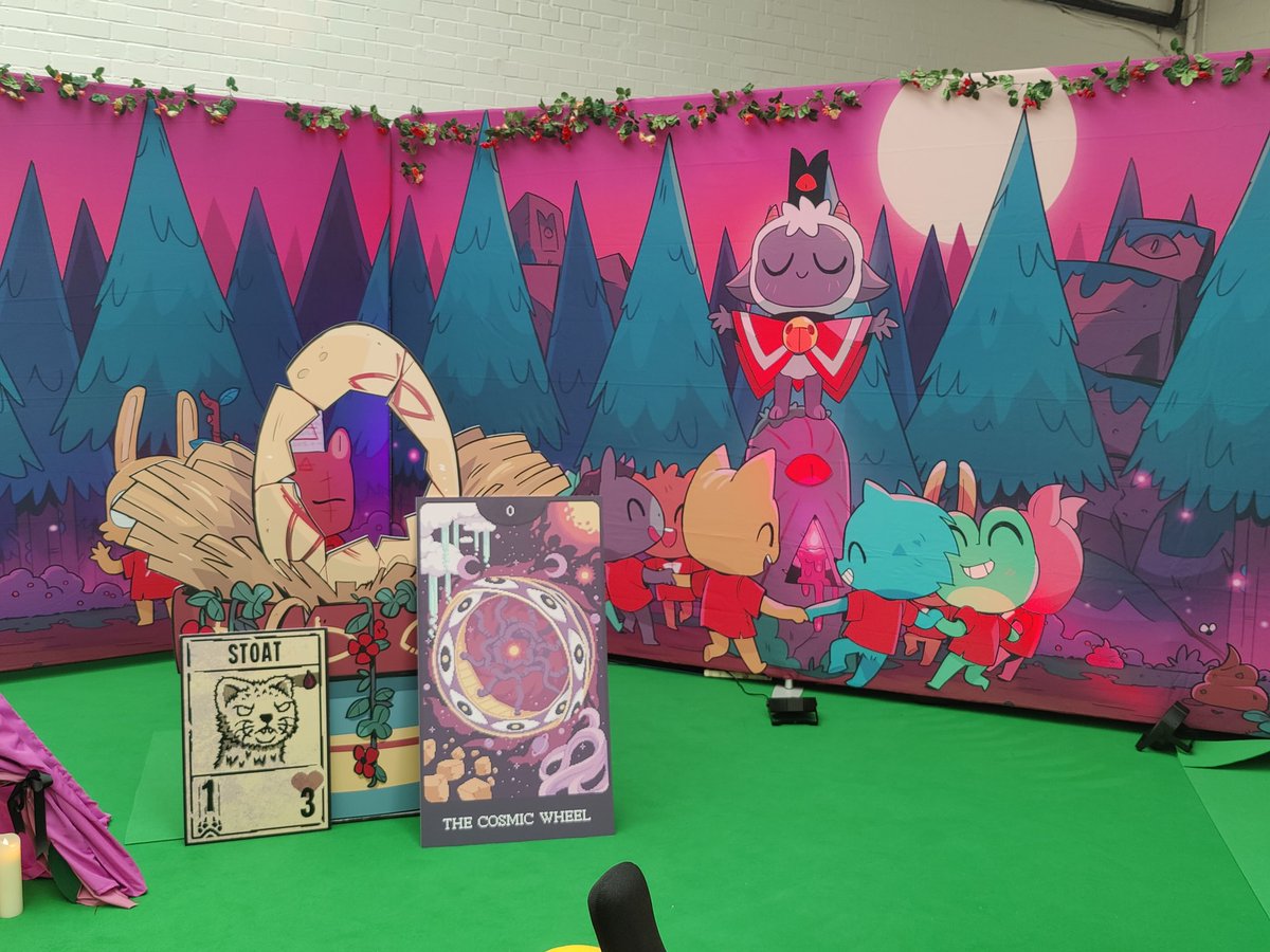 ShireenPlays's tweet photo. Not to mention, there is a whole Cult of the Lamb section, with a photoshoot backdrop, plushies and a giant plushy walking around! ๐๐
#CultoftheLamb #WASD #WASDLondon https://t.co/Oak3uJmcwG