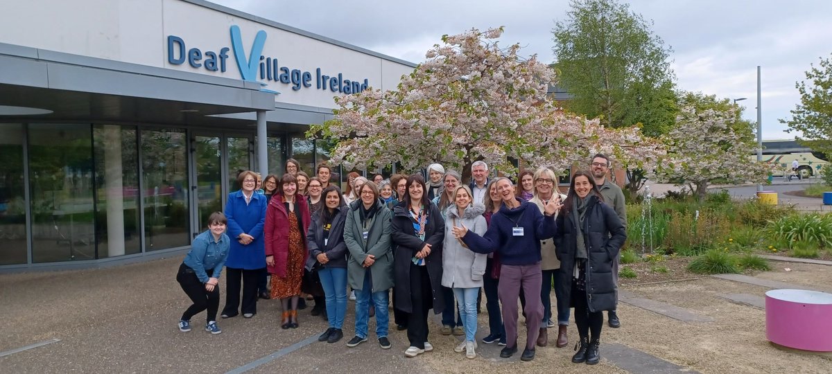 Delegates from the FEAPDA European congress visited the Deaf Village on Thursday 25/04/2024. #feapda2024