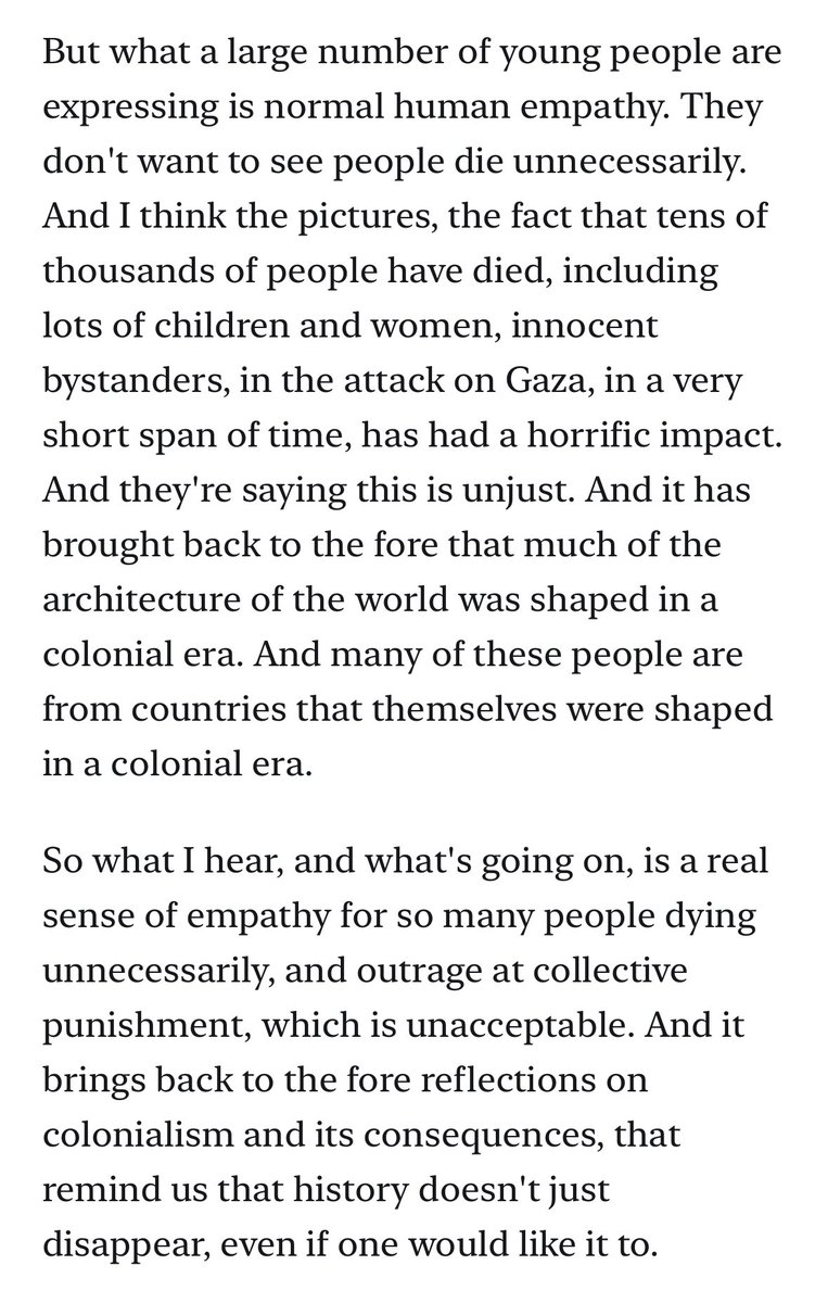 I asked @JosephEStiglitz, longtime @Columbia scholar and Nobel-winning economist, what the establishment doesn’t understand about what campus protesters are trying to say. the.ink/p/joseph-stigl…