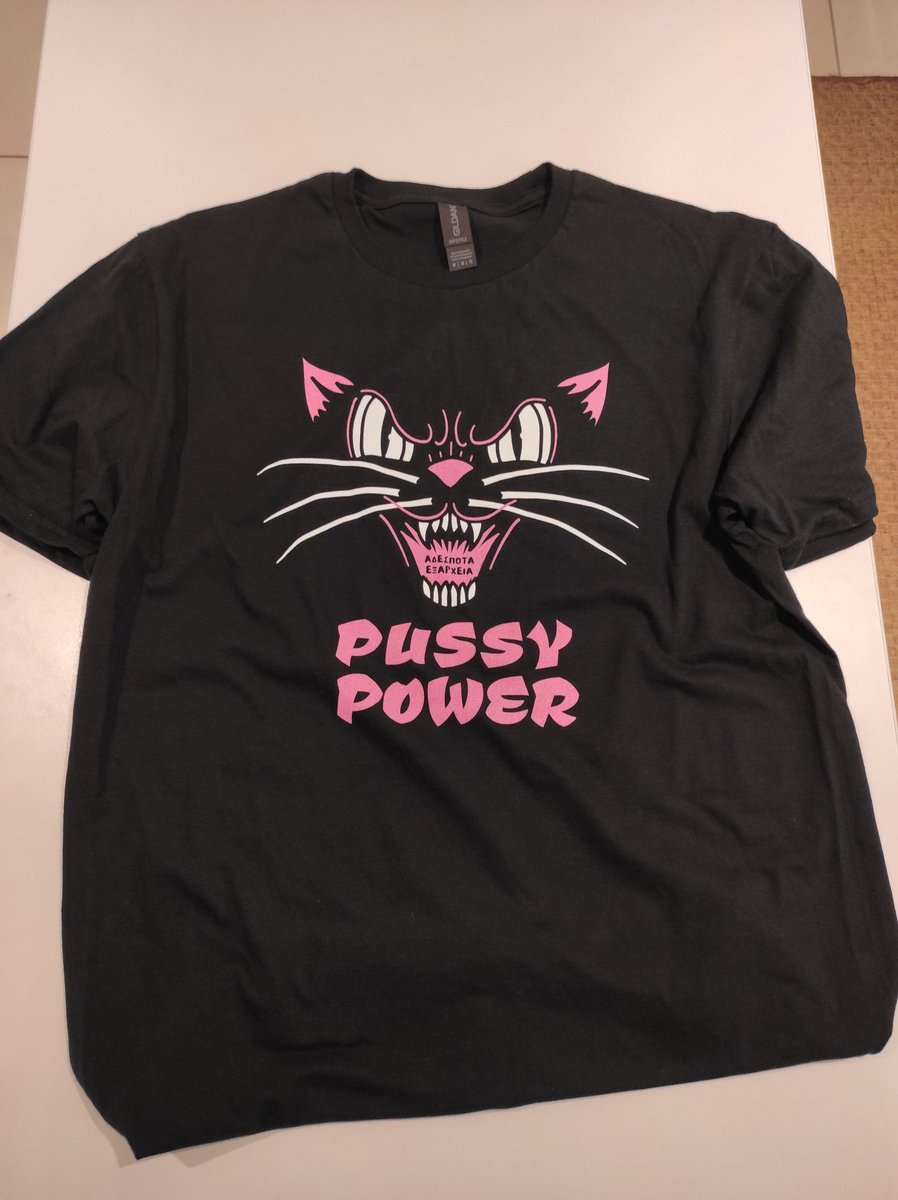 Τα νέα μας μπλουζάκια pussy power, τιμή 15€ 

Θα τα βρείτε στο Bazaar μας Αδέσποτα #εξαρχεια την Κυριακή 28 Απριλίου 12-5μμ πλατεία #εξαρχειων ❤️🖤
#exarchia
#αδεσποταεξαρχεια