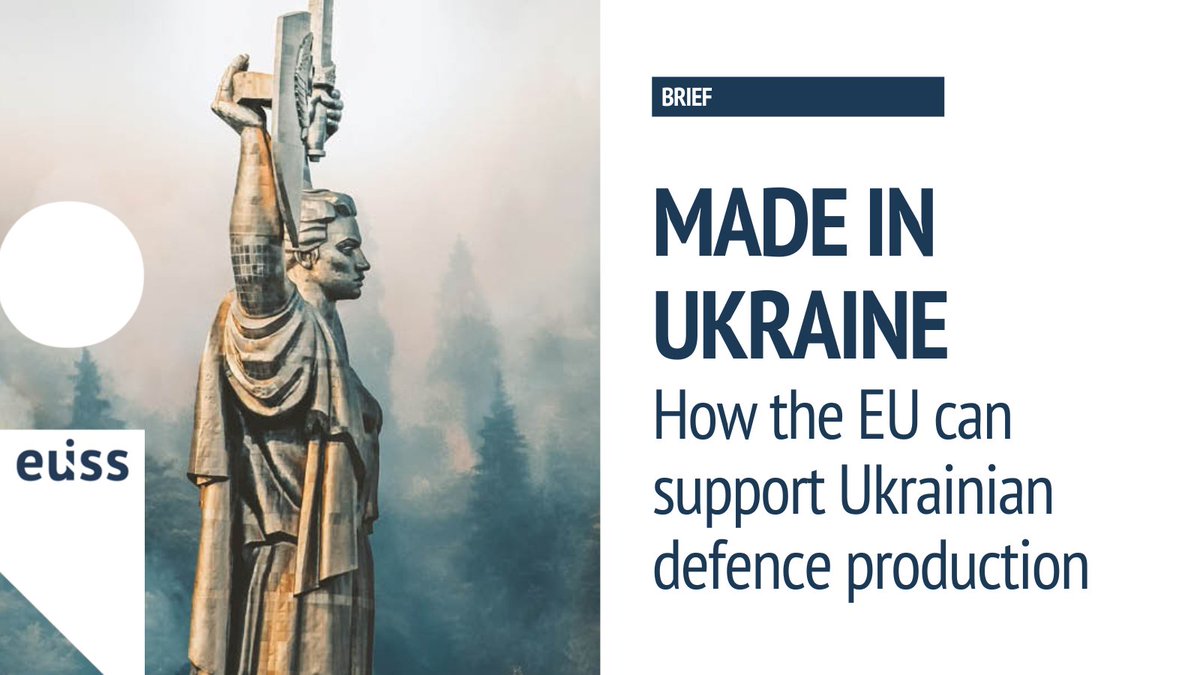 Supporting #Ukraine's defence industry is critical! The EU needs to invest in local weapons production & repair facilities in Ukraine, argue @oditrych & Jan Joel Andersson. Revenues from frozen Russian assets should be used for this 💸 ➡️ Read more: iss.europa.eu/content/made-u…