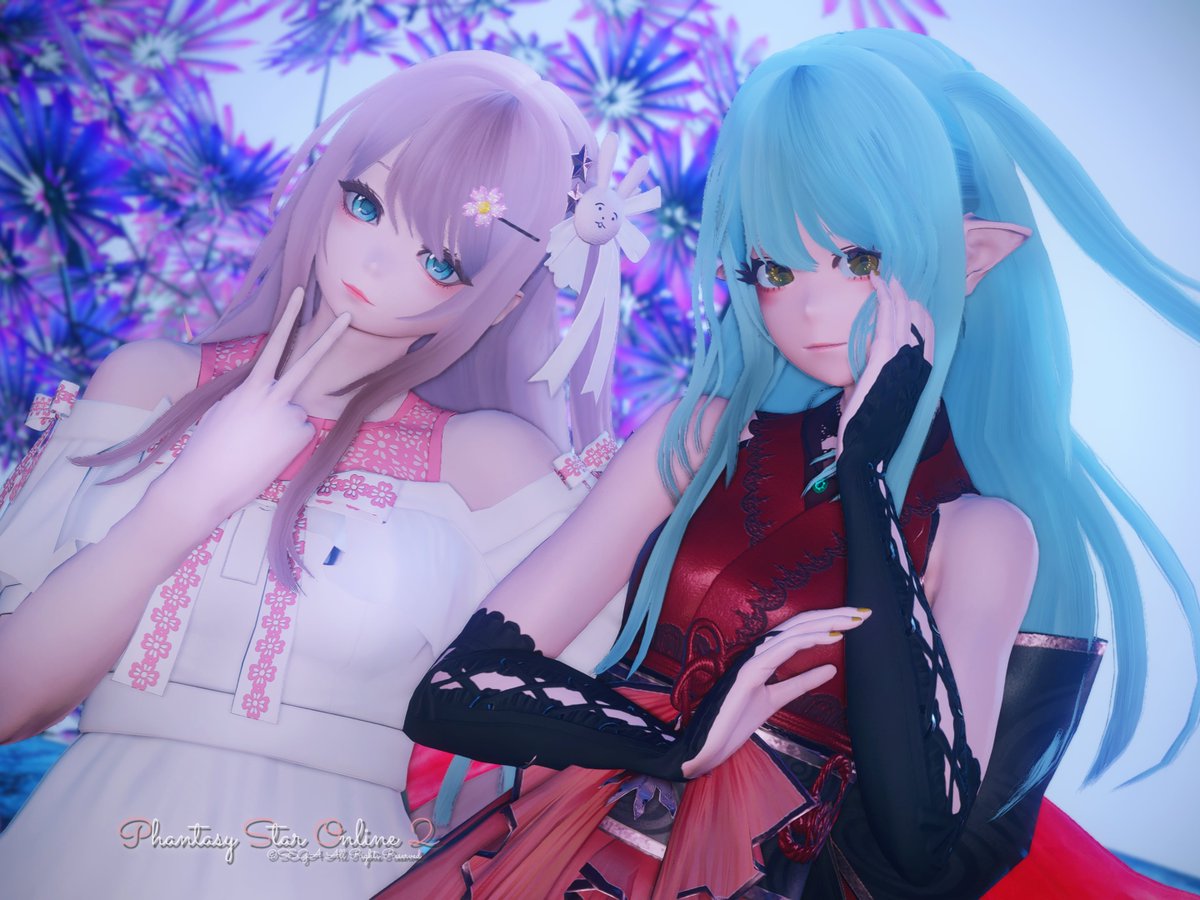 #PSO2NGS_SS #PSO2NGS 
奇しくも同じ髪型😼✨