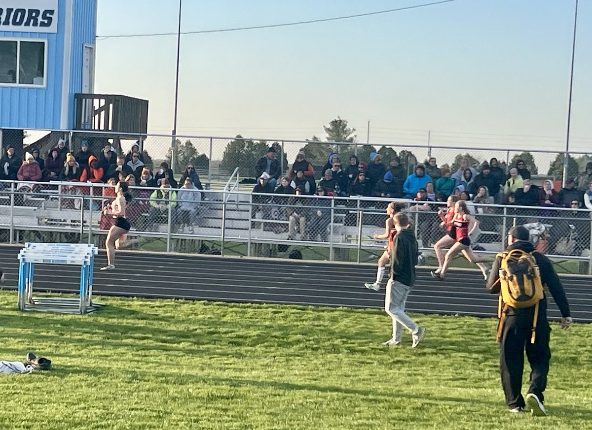 Sam Lyons runs to the win in the 400m dash at the Ekstrand Relays. #patchedup